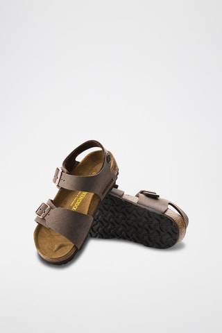 Leren Sandalen New York - Lichtbruin - Smal