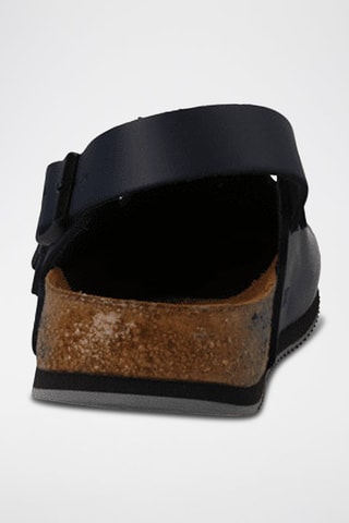 Leren Clogs Tokyo - Marineblauw - Smal