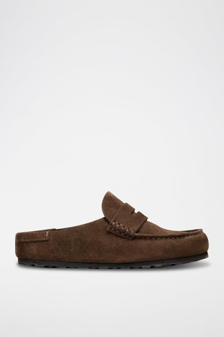 Nubuck Clogs Naples - Bruin - Smal