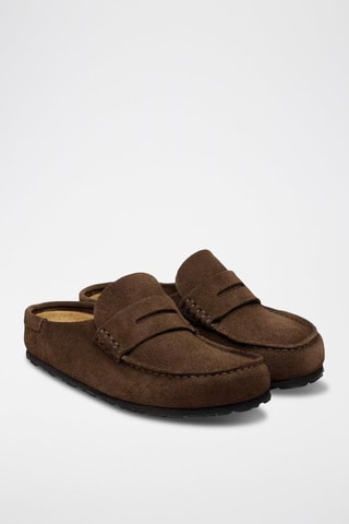 Nubuck Clogs Naples - Bruin - Smal