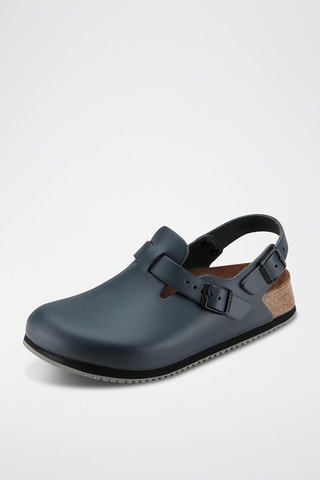 Leren Clogs Tokyo - Donkerblauw - Normaal