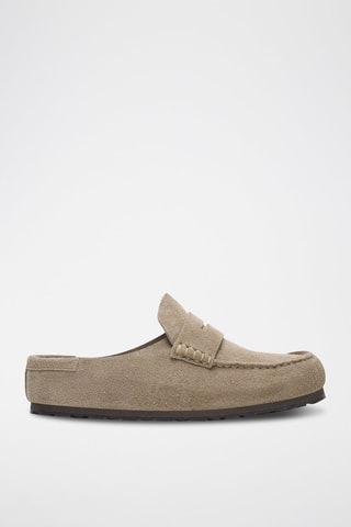 Nubuck Clogs Naples - Taupe - Smal