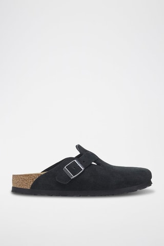 Leren Clogs Boston - Zwart - Smal