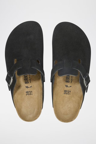 Leren Clogs Boston - Zwart - Smal