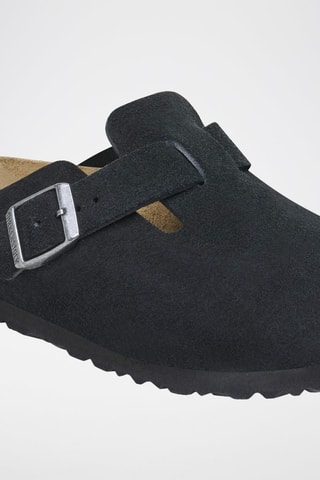 Leren Clogs Boston - Zwart - Smal