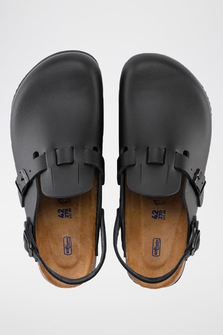 Leren Clogs Kay SL - Zwart - Smal