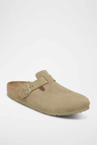 Nubuck Clogs Boston - Kaki - Smal 