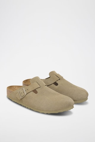 Nubuck Clogs Boston - Kaki - Smal 