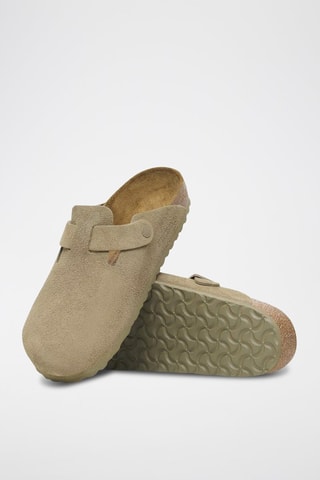 Nubuck Clogs Boston - Kaki - Smal 