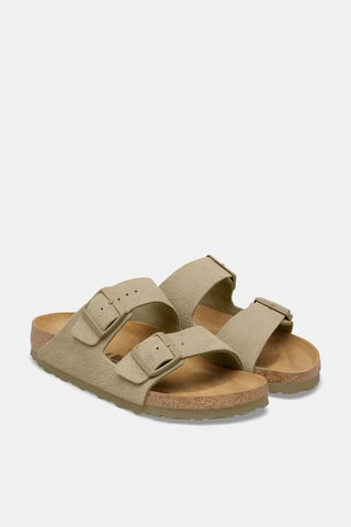 Nubuck Muiltjes Arizona - Taupe - Smal