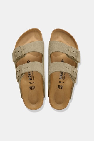 Nubuck Muiltjes Arizona - Taupe - Smal