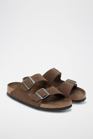 Nubuck Muiltjes Arizona - Bruin - Normaal