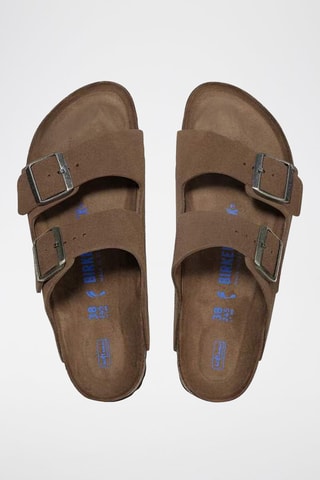 Nubuck Muiltjes Arizona - Bruin - Normaal