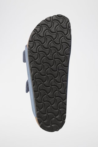 Leren Muiltjes Arizona - Blauw - Smal