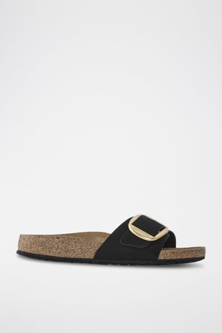 Nubuck Muiltjes Madrid - Zwart - Smal