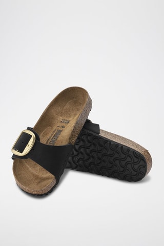 Nubuck Muiltjes Madrid - Zwart - Smal