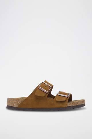 Nubuck Muiltjes Arizona - Camel - Smal