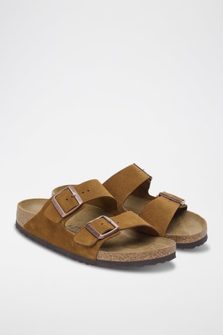 Nubuck Muiltjes Arizona - Camel - Smal