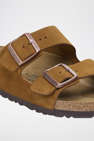 Nubuck Muiltjes Arizona - Camel - Smal