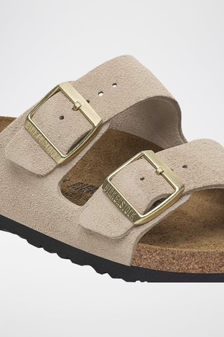 Nubuck Muiltjes Arizona - Beige - Smal