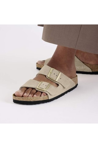 Nubuck Muiltjes Arizona - Beige - Smal
