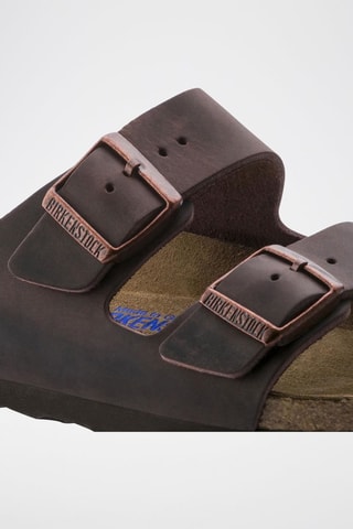 Leren Muiltjes Arizona - Bruin - Smal