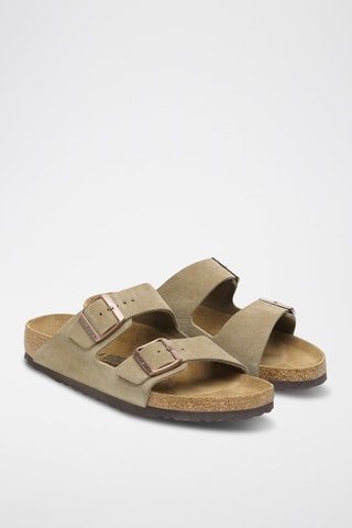 Nubuck Muiltjes Arizona - Taupe - Smal