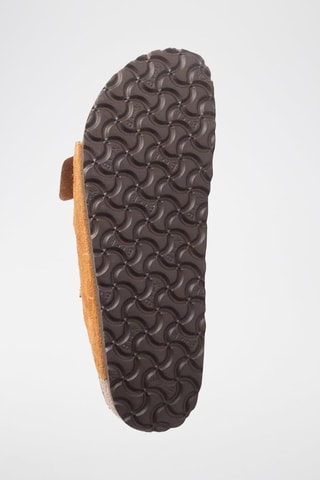 Mules en nubuck Arizona - Camel - Etroite