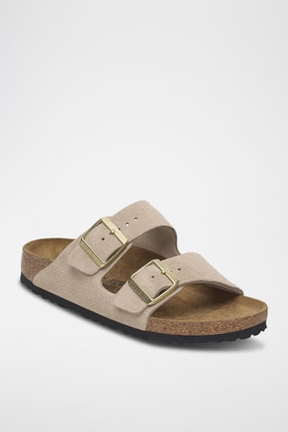 Nubuck Muiltjes Arizona - Zwart - Normaal