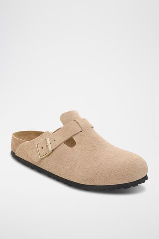 Nubuck Clogs Boston - Beige - Normaal