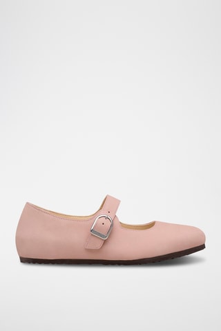 Nubuck Mary Janes Santa Clarita - Roze