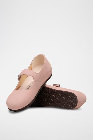 Nubuck Mary Janes Santa Clarita - Roze