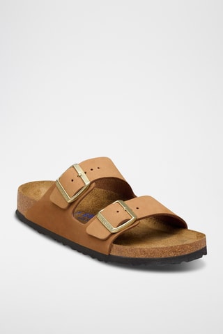 Nubuck Muiltjes Arizona - Bruin - Normaal