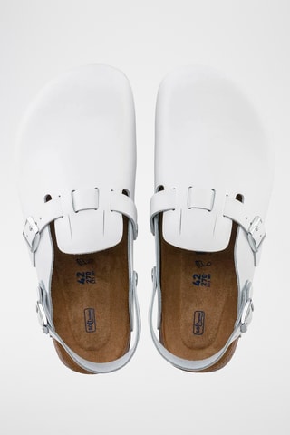 Leren Clogs - Wit - Normaal