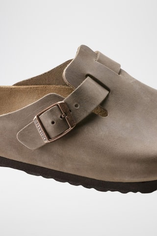 Leren Clogs Boston - Bruin