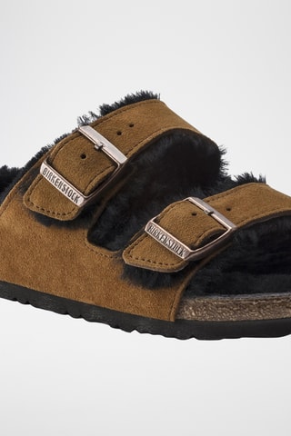 Gevoerde Wollen en Nubuck Muiltjes Arizona - Bruin - Normaal