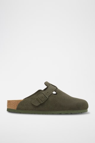 Nubuck Clogs Boston - Kaki - Normaal