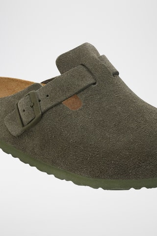 Nubuck Clogs Boston - Kaki - Normaal