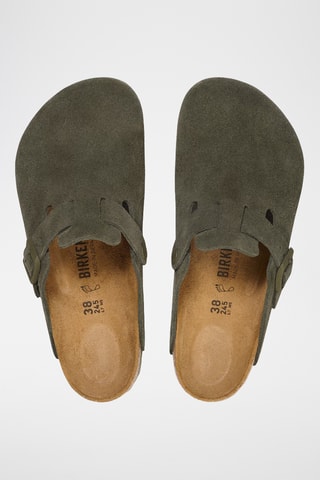 Nubuck Clogs Boston - Kaki - Normaal