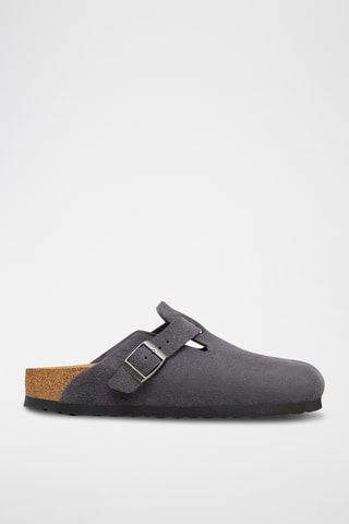 Nubuck Clogs Boston - Grijs - Normaal