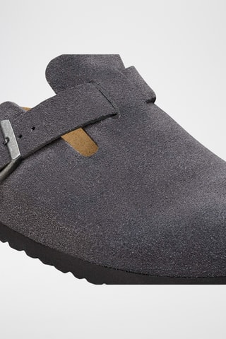 Nubuck Clogs Boston - Grijs - Normaal