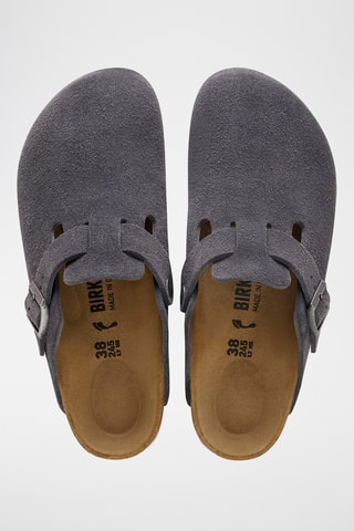 Nubuck Clogs Boston - Grijs - Normaal