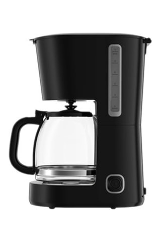 Cafetera eléctrica - 1,5 l - 750 W - Plateado y negro