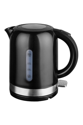 Hervidor eléctrico inalámbrico de acero inoxidable - 1 l - 1500 W - Negro
