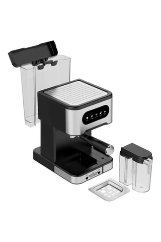 Cafetera de acero inoxidable - 1,5 l - 1350 W - Negro