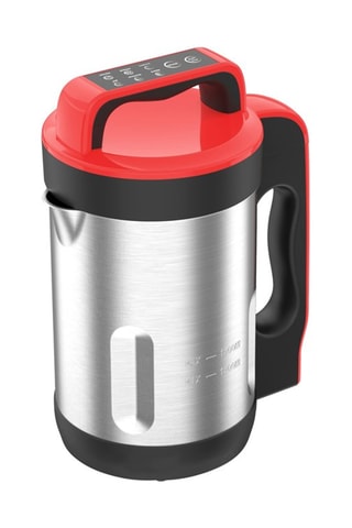 Batidora de vaso con calor - 1,6 l - 140-160 W - Plateado, negro y rojo