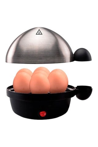 Huevera eléctrica de acero inoxidable - 350 W - 7 huevos