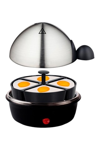 Huevera eléctrica de acero inoxidable - 350 W - 7 huevos
