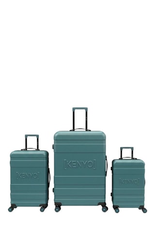 Set de 3 valises - Bleu - 55/65/75,5 cm - Bleu