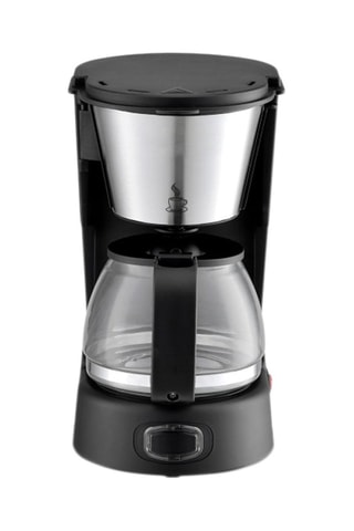 Cafetera - 750 ml - Negro y plateado